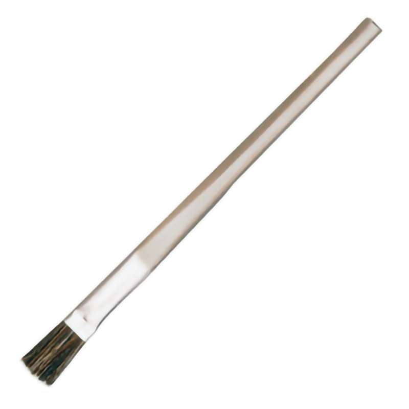 Applicator Brush, #3 Acid, Horse Hair/Tin, 5/8" Wide, 144/Pkg